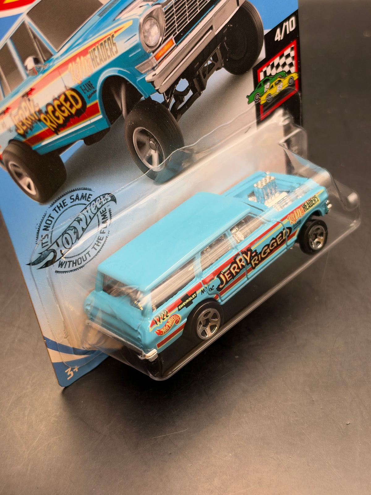 HOT WHEELS - 64 NOVA WAGON GASSER (2019) - HW RACE DAY 4/10