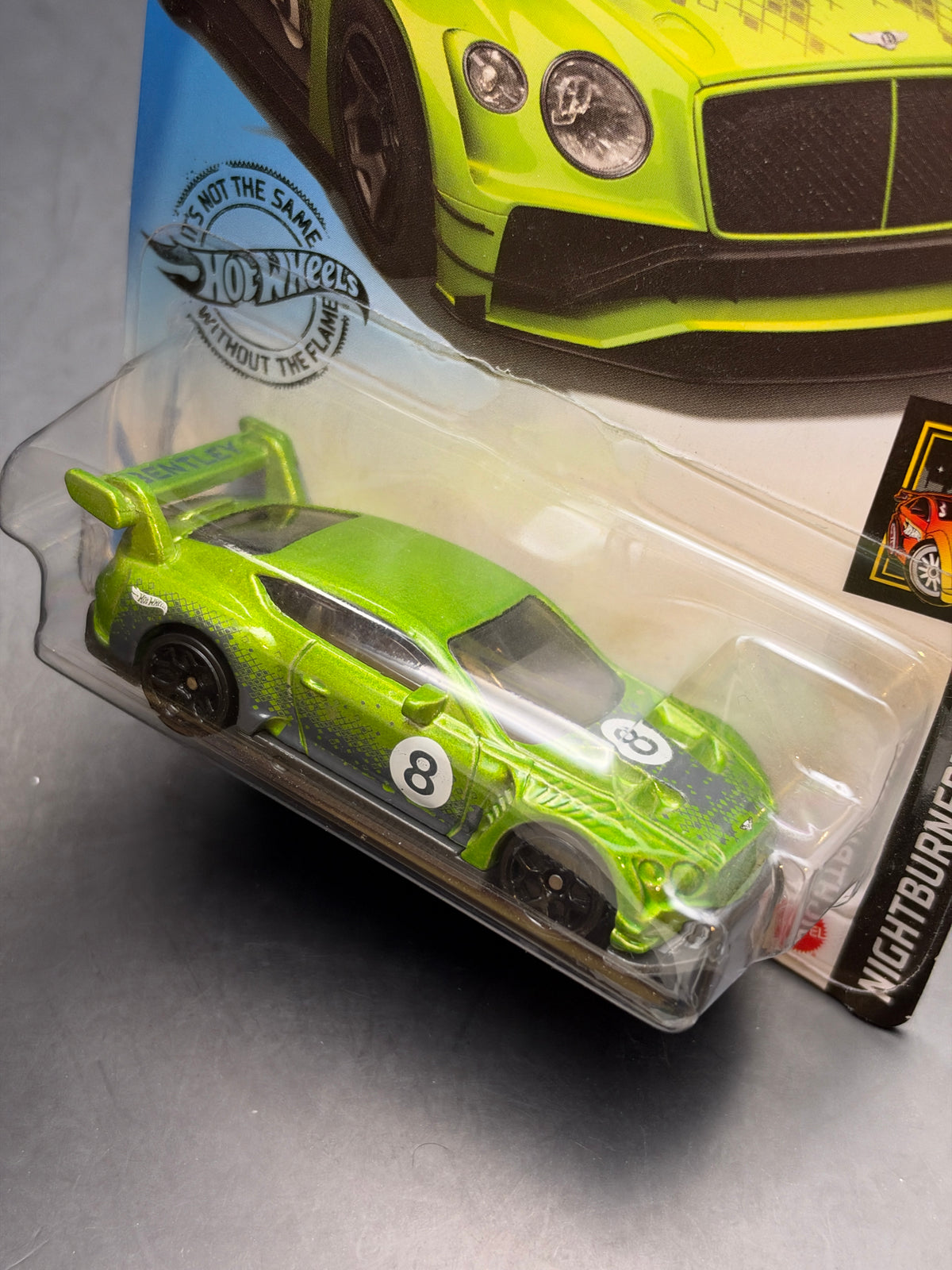 HOT WHEELS - 2018 BENTLEY CONTINENTAL GT3 (2020) - HW NIGHTBURNERZ 1/10
