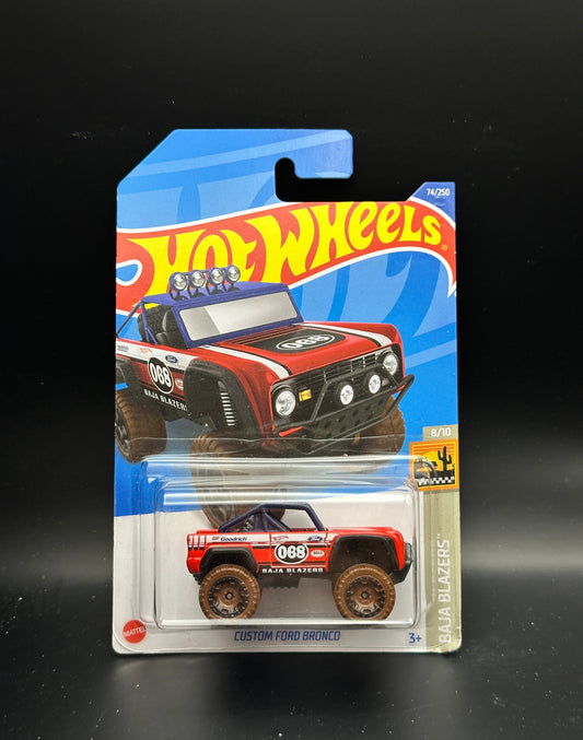 HOT WHEELS - CUSTOM FORD BRONCO (2022) - HW BAJA BLAZERS 8/10