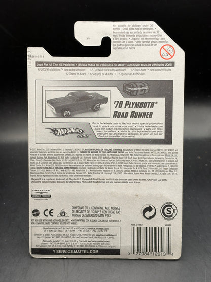 HOT WHEELS - 70 PLYMOUTH ROAD RUNNER (2008) - HW T-HUNT 2/12