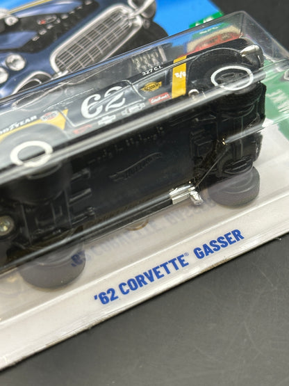HOT WHEELS - 62 CORVETTE GASSER (2025) - HW REVERSE RAKE 4/5 - SUPER TREASURE HUNT - DAMAGED CARD