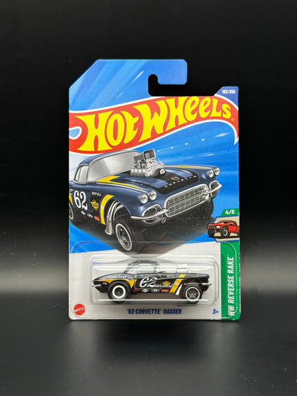 HOT WHEELS - 62 CORVETTE GASSER (2025) - HW REVERSE RAKE 4/5 - SUPER TREASURE HUNT
