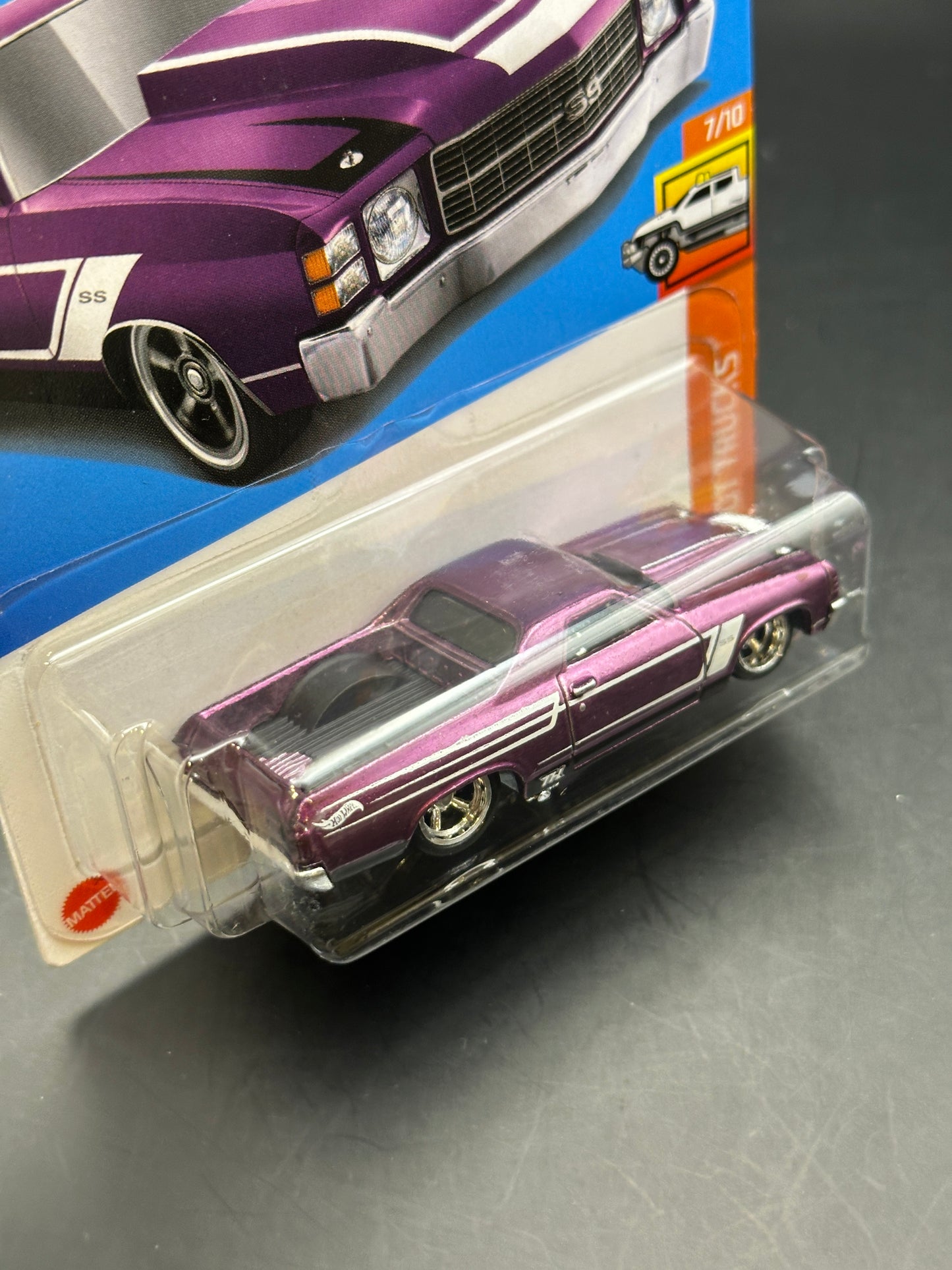 HOT WHEELS - 71 EL CAMINO (2024) - HW HOT TRUCKS 7/10 - SUPER TREASURE HUNT