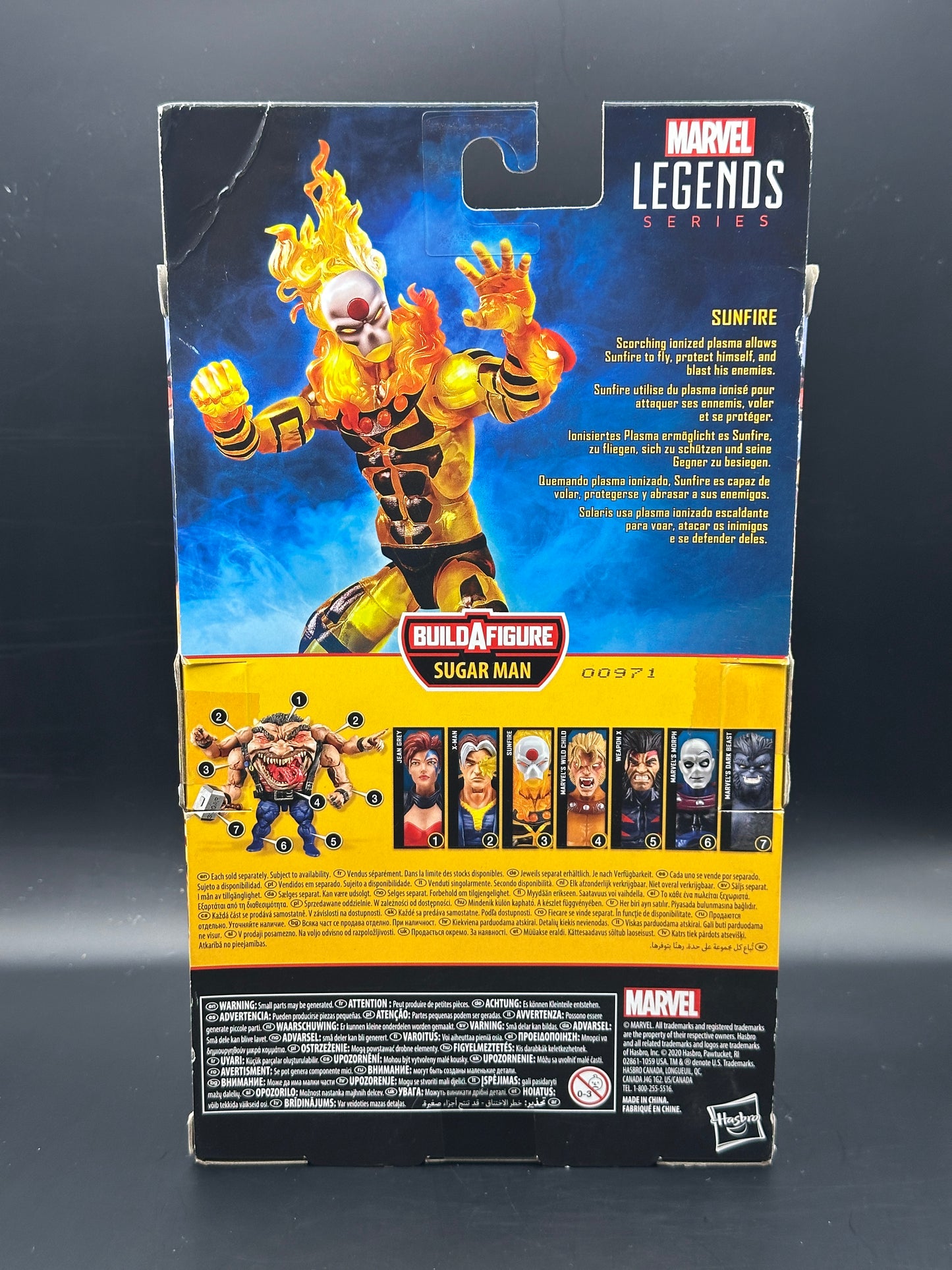 MARVEL LEGENDS - SUNFIRE- SUGAR MAN BAF - ACTION FIGURE
