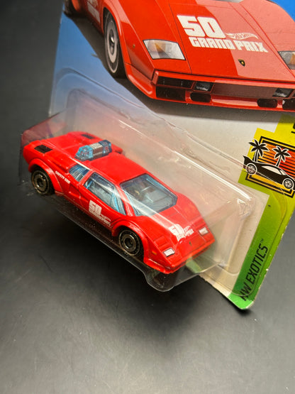 HOT WHEELS - LAMBORGHINI COUNTACH PACE CAR (2018) - HW EXOTICS 9/10