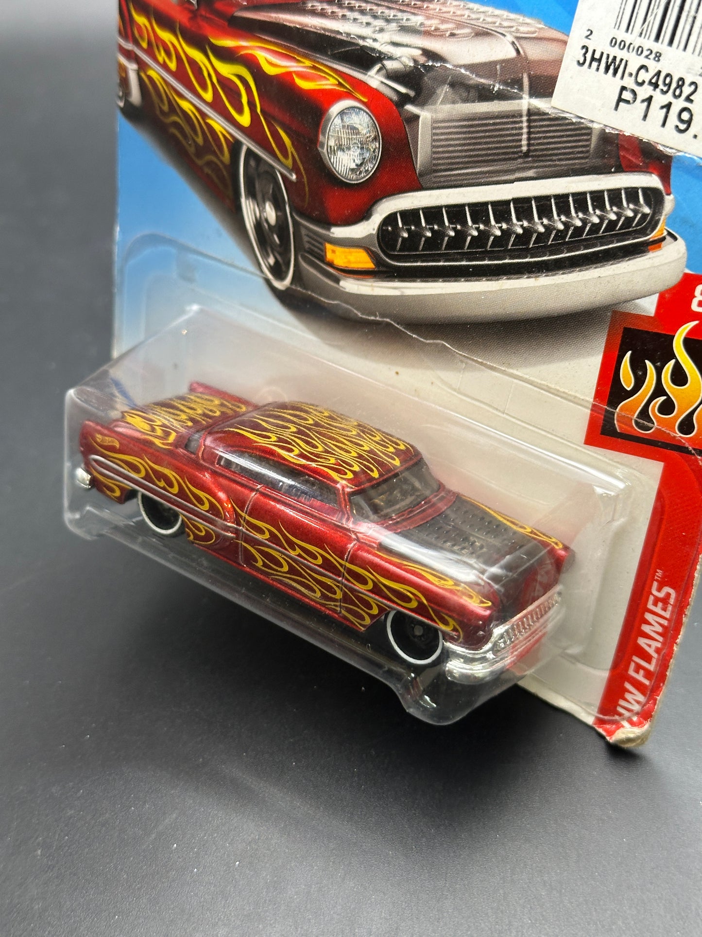 HOT WHEELS - CUSTOM 53 CHEVY (2018) - HW FLAMES 8/10