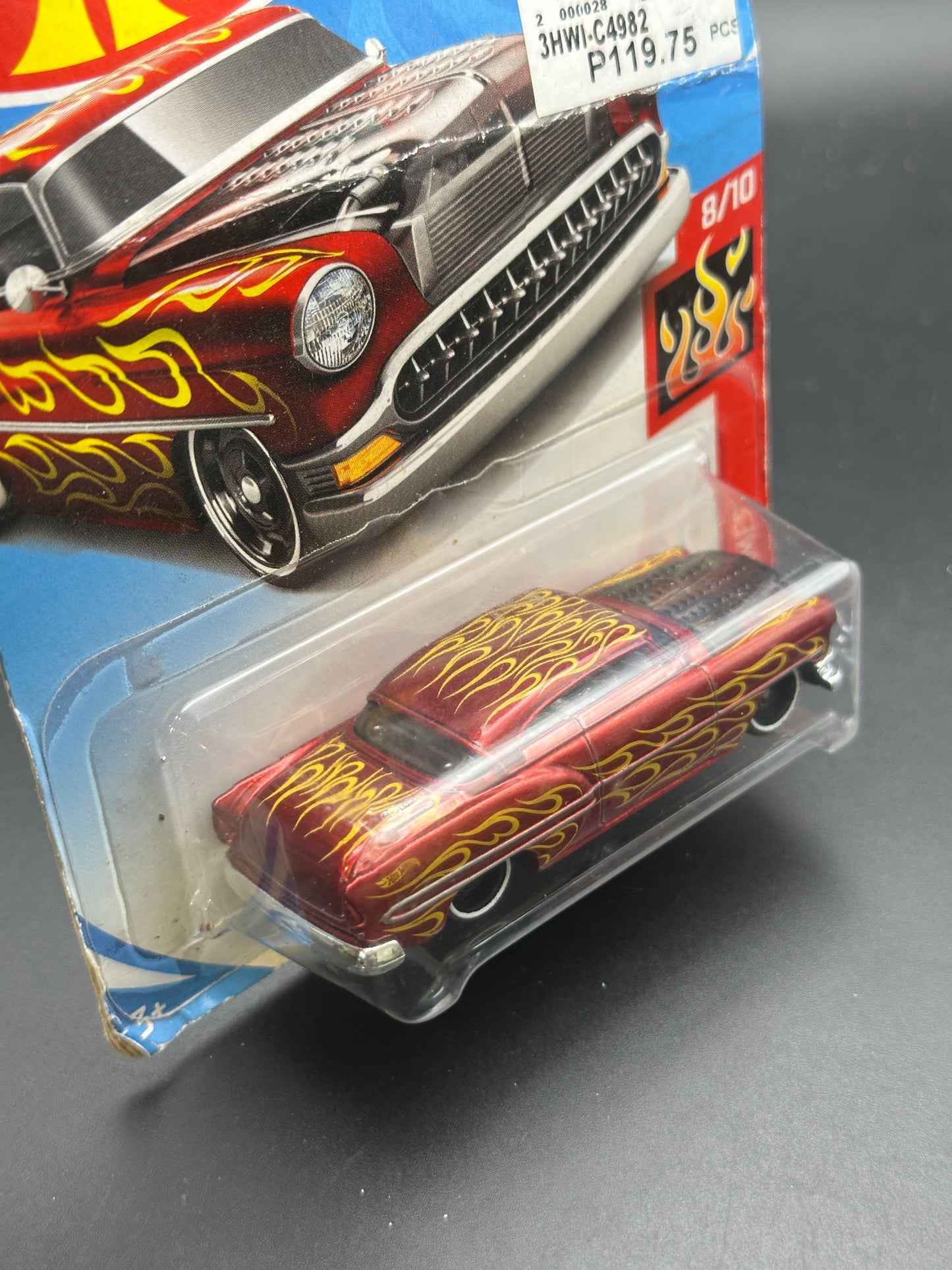 HOT WHEELS - CUSTOM 53 CHEVY (2018) - HW FLAMES 8/10