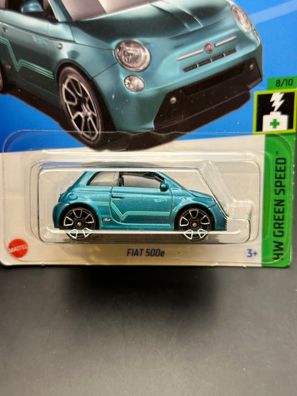 HOT WHEELS - FIAT 500e (2023) - HW GREEN SPEED 8/10