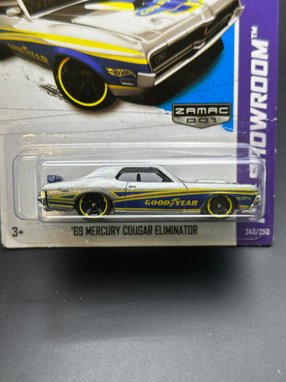 HOT WHEELS - 69 MERCURY COUGAR ELIMINATOR (2013) - ZAMAC - HW SHOWROOM