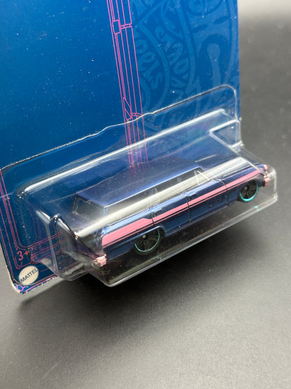 HOT WHEELS - 64 CHEVY NOVA WAGON (2022) - ANNIVERSARY BLUE AND PINK SERIES 5/5