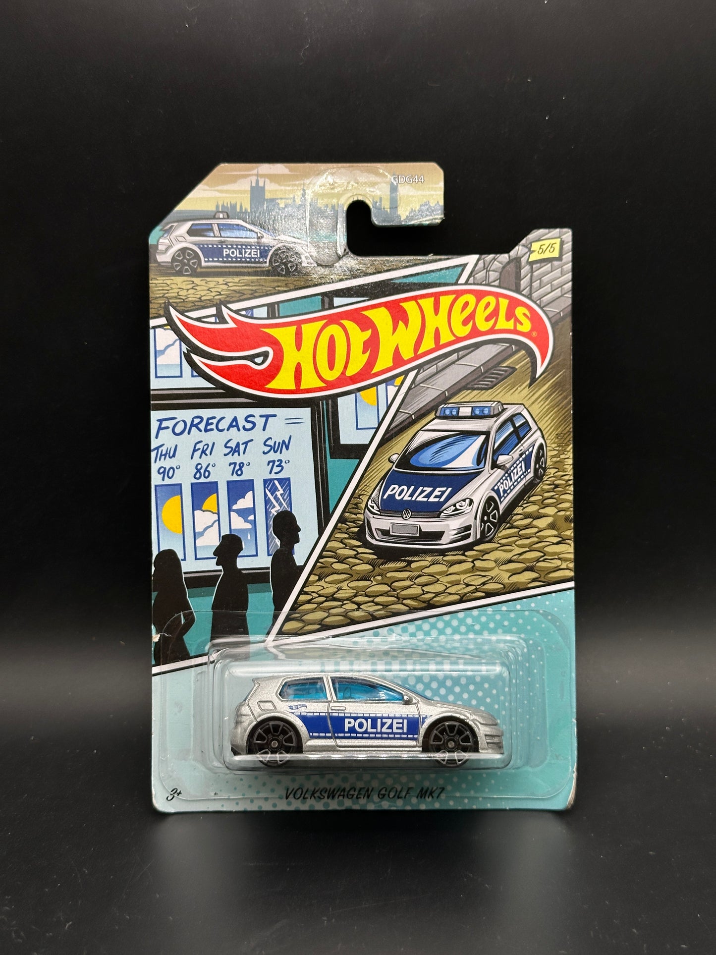 HOT WHEELS - VOLKSWAGEN GOLF MK7 (2020) - POLICE SERIES 5/5