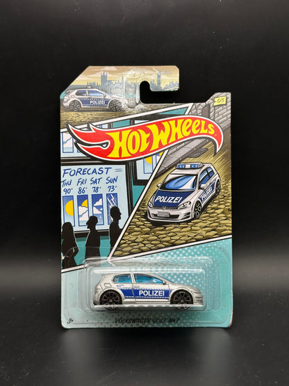 HOT WHEELS - VOLKSWAGEN GOLF MK7 (2020) - POLICE SERIES 5/5