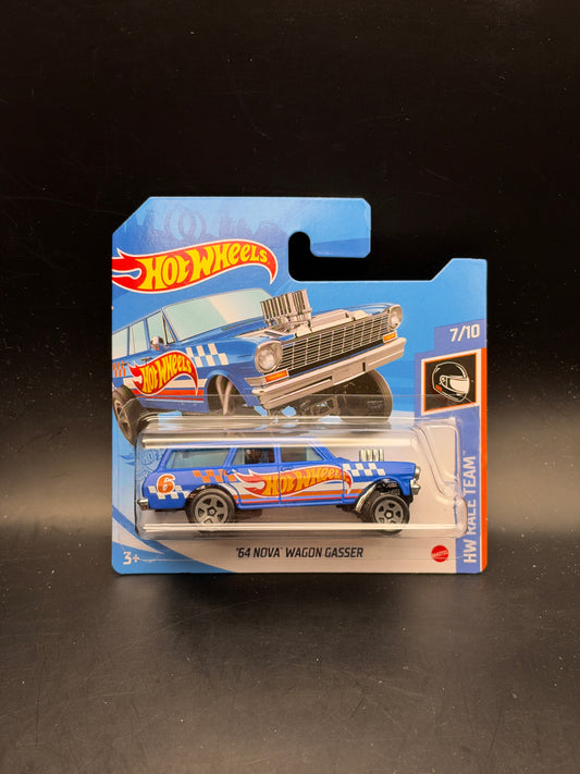 HOT WHEELS - 64 NOVA WAGON GASSER (2021) - HW RACE TEAM 7/10