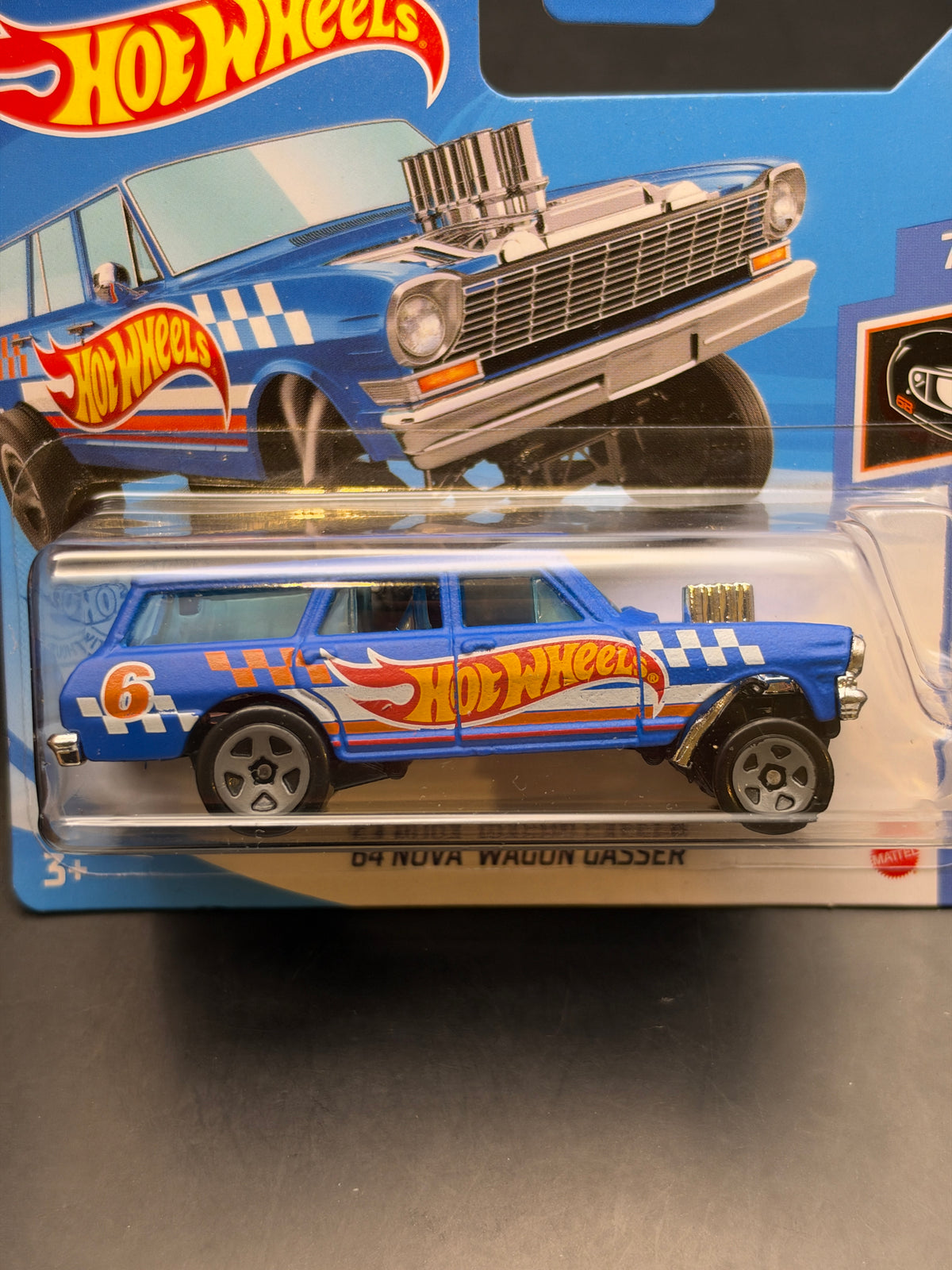 HOT WHEELS - 64 NOVA WAGON GASSER (2021) - HW RACE TEAM 7/10