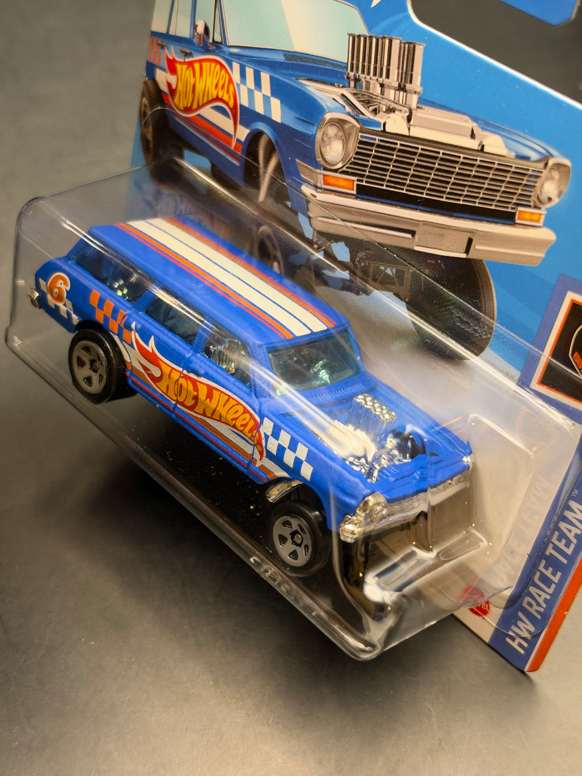 HOT WHEELS - 64 NOVA WAGON GASSER (2021) - HW RACE TEAM 7/10