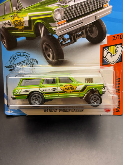 HOT WHEELS - 64 NOVA WAGON GASSER (2020) - HW MUSCLE MANIA 2/10