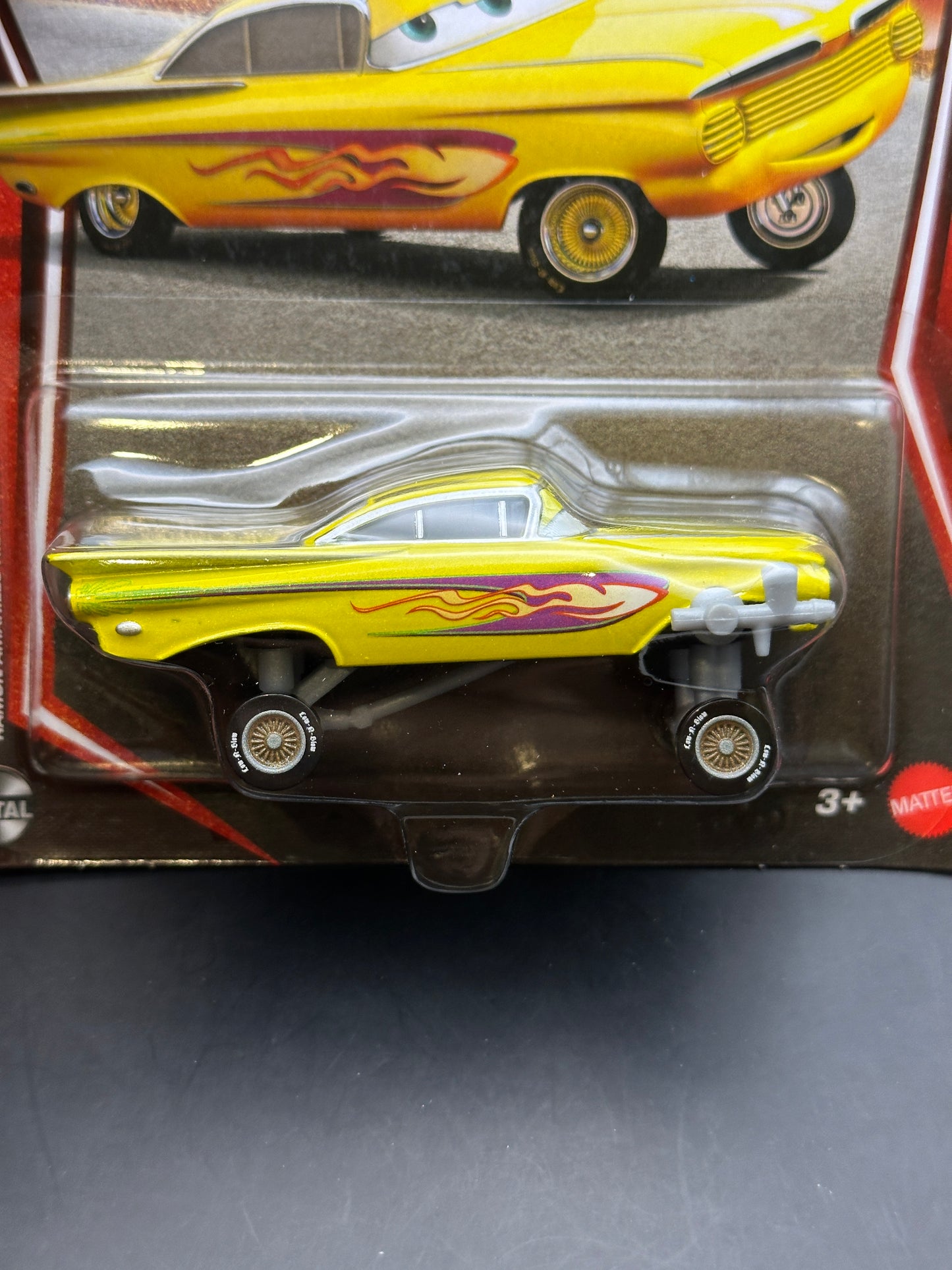 DISNEY PIXAR CARS 20th ANNIVERSARY - YELLOW HYRAULIC RAMONE - DIECAST
