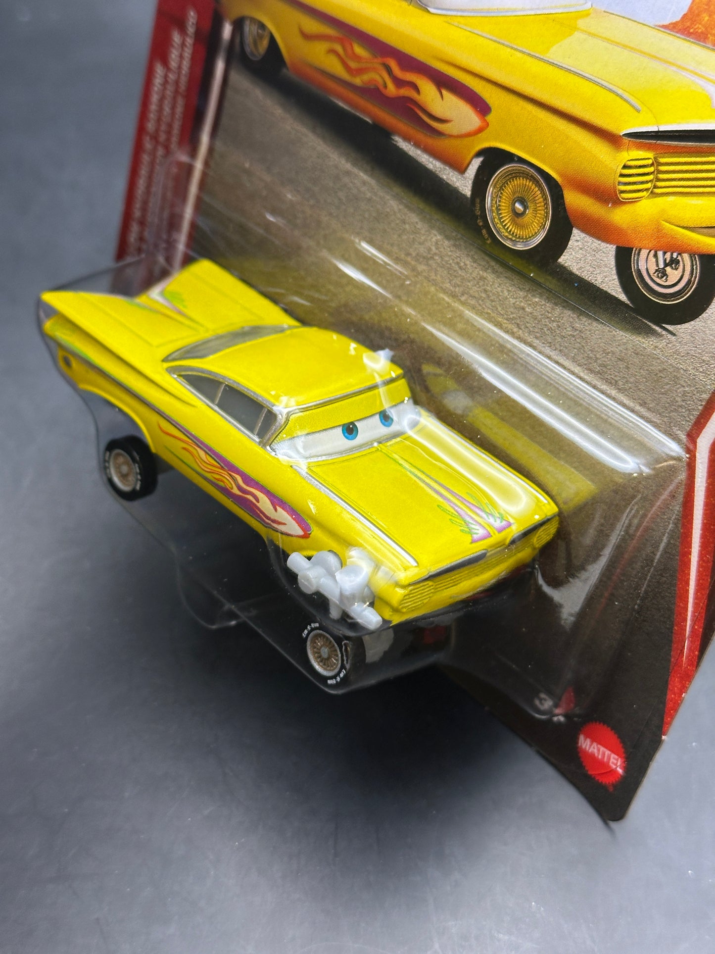 DISNEY PIXAR CARS 20th ANNIVERSARY - YELLOW HYRAULIC RAMONE - DIECAST