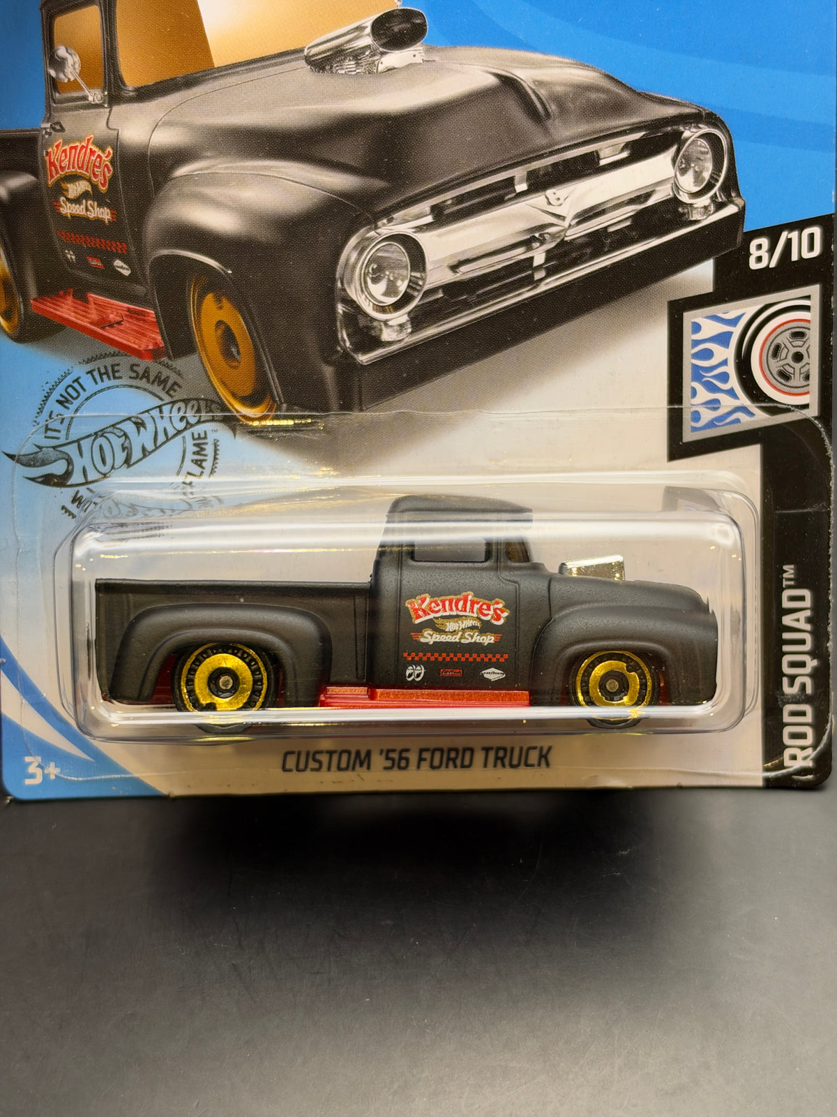 HOT WHEELS - CUSTOM 56 FORD TRUCK (2019) - HW ROD SQUAD 8/10