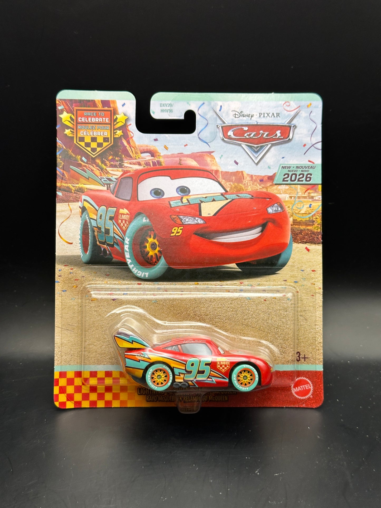DISNEY PIXAR CARS 20th ANNIVERSARY - LIGHTNING MCQUEEN - RACE TO CELEBRATE - DIECAST
