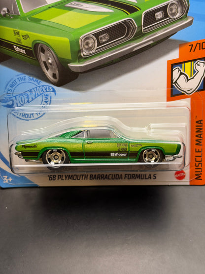 HOT WHEELS - 68 PLYMOUTH BARRACUDA FORMULA S (2021) - HW MUSCLE MANIA 7/10