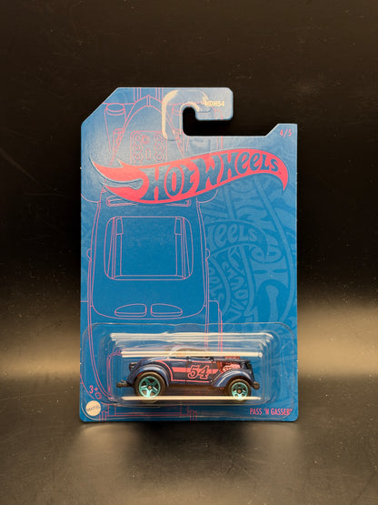 HOT WHEELS - PASS N GASSER (2022) - BLUE AND PINK SERIES 4/5