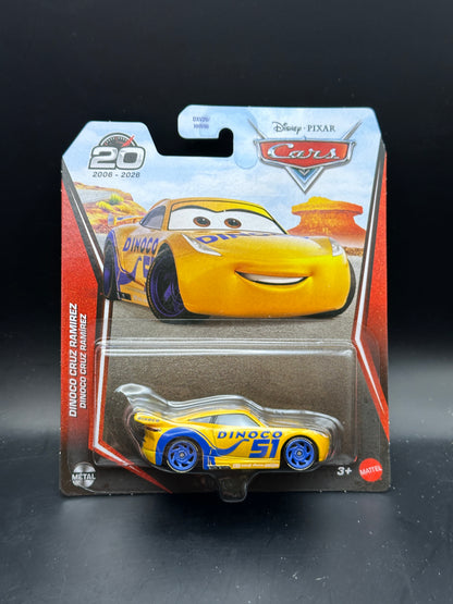 DISNEY PIXAR CARS 20th ANNIVERSARY - DINOCO CRUZ RAMIREZ - DIECAST
