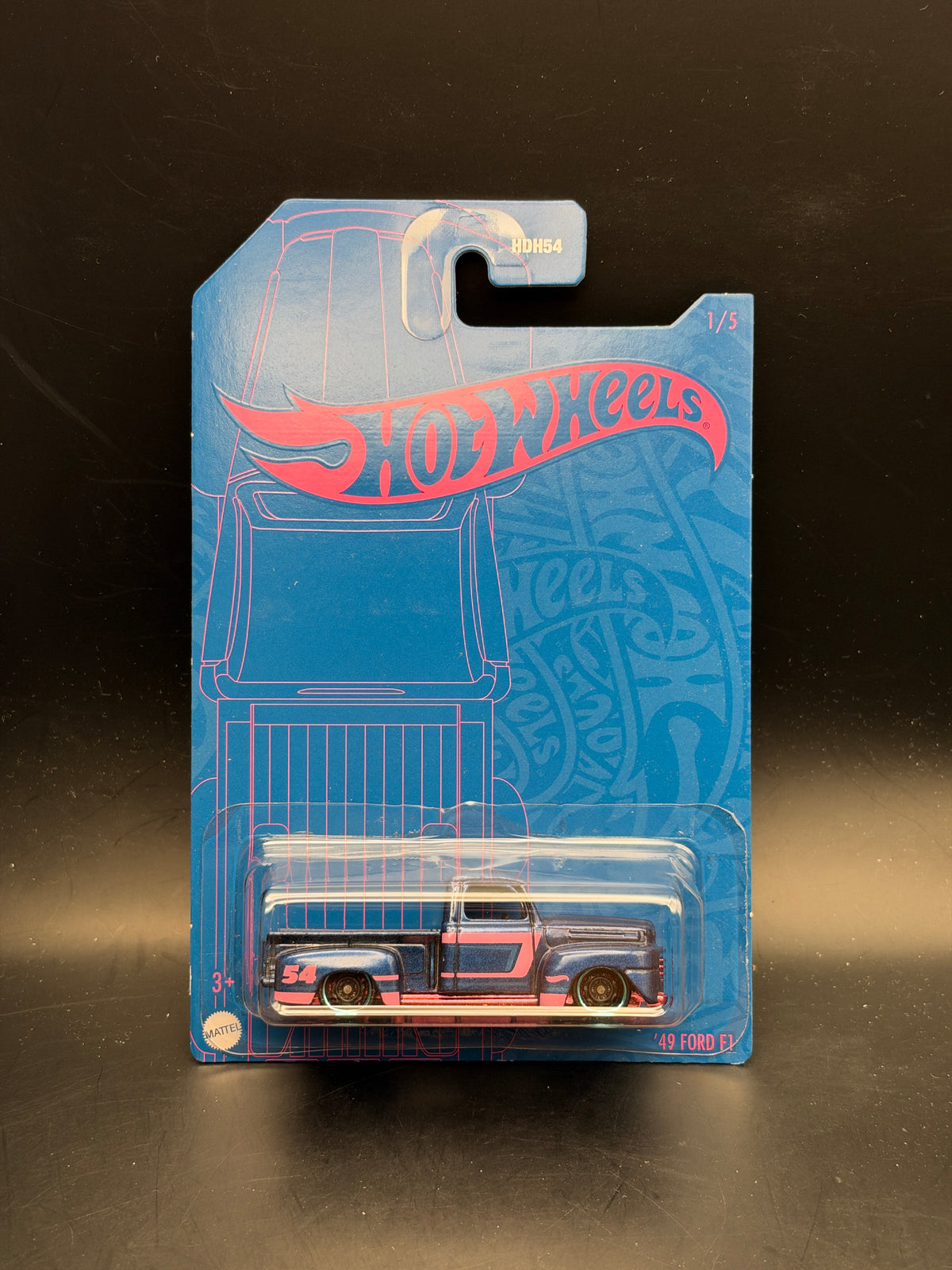 HOT WHEELS - 49 FORD F1 (2022) - BLUE AND PINK SERIES 1/5