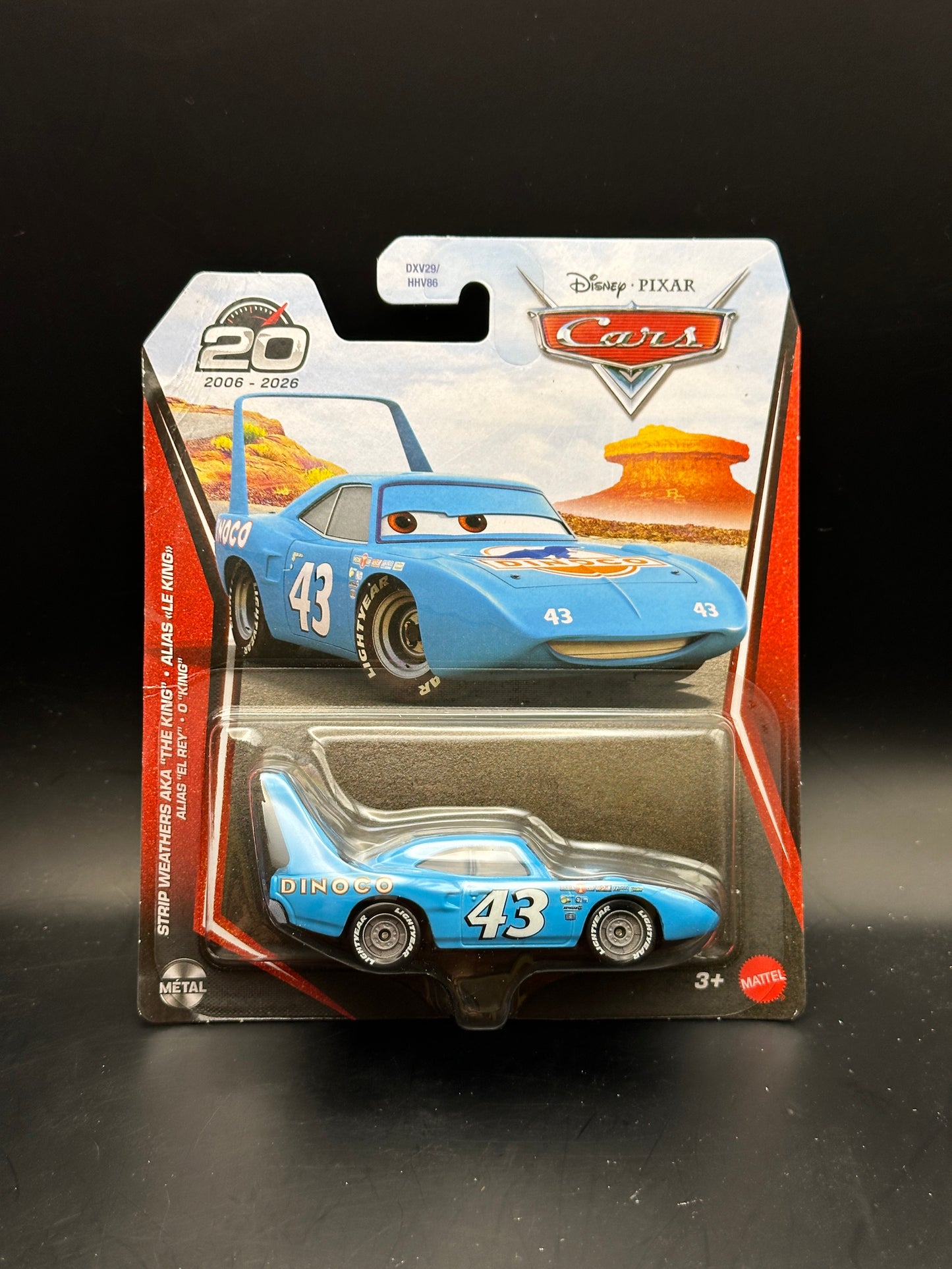 DISNEY PIXAR CARS 20th ANNIVERSARY - STRIP WEATHERS AKA THE KING - DIECAST