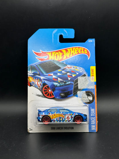 HOT WHEELS - 2008 LANCER EVOLUTION (2016) - HW RACE TEAM 6/10