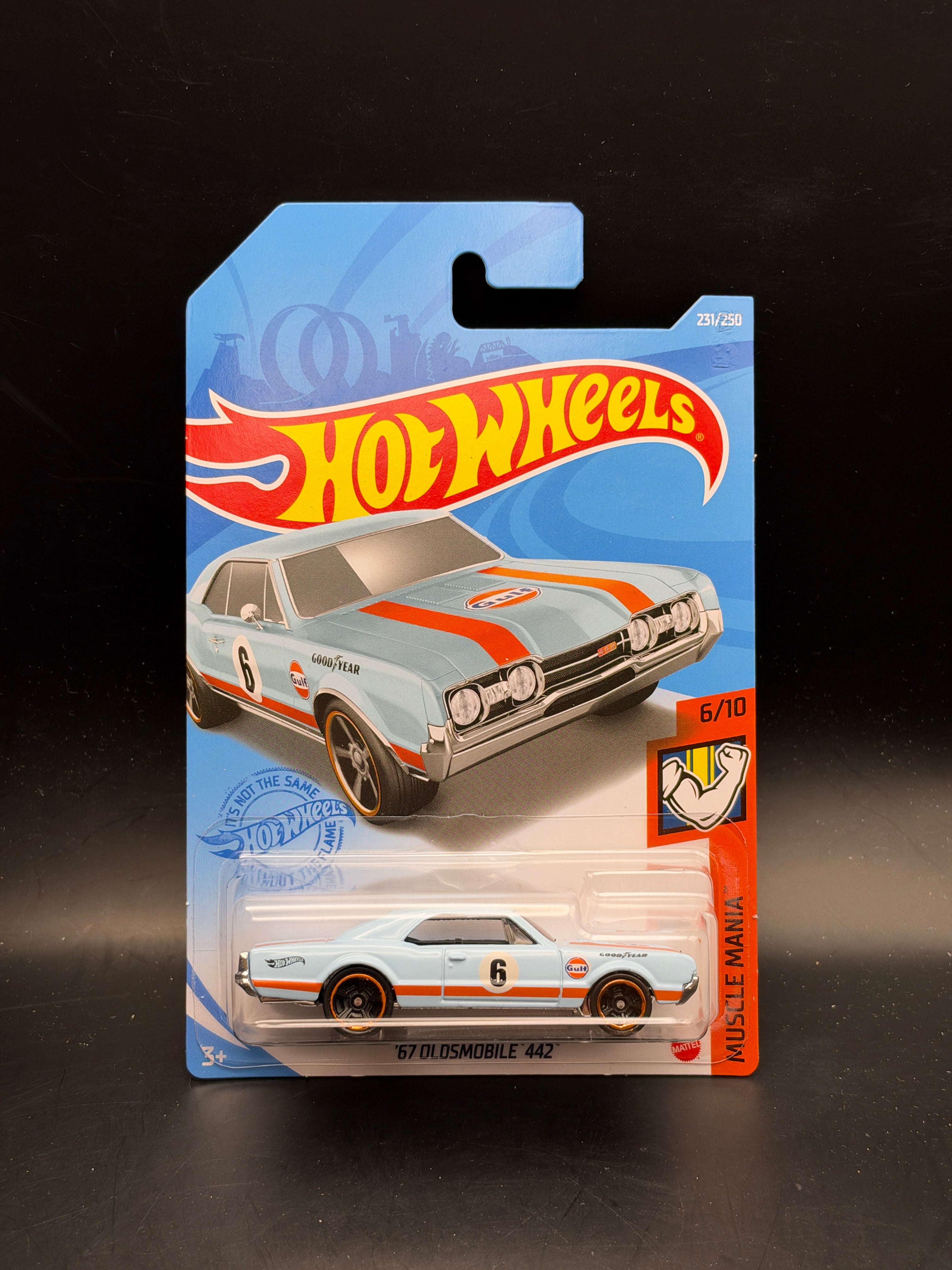 HOT WHEELS - 67 OLDSMOBILE 442 (2021) - HW MUSCLE MANIA 6/10