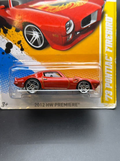 HOT WHEELS - 73 PONTIAC FIREBIRD (2012) - HW 2012 PREMIERE