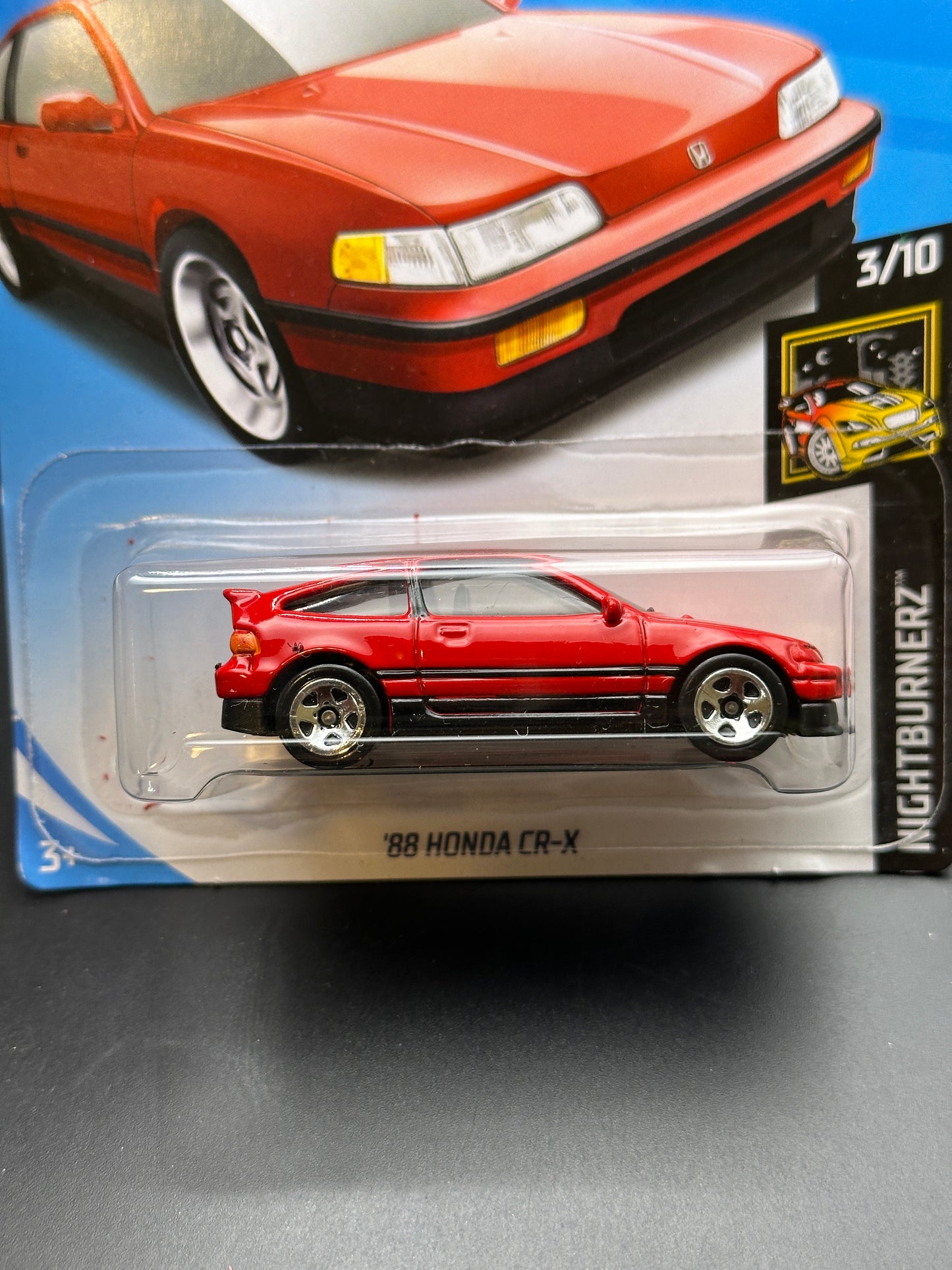 HOT WHEELS - 88 HONDA CR-X (2019) - HW NIGHTBURNERZ 3/10