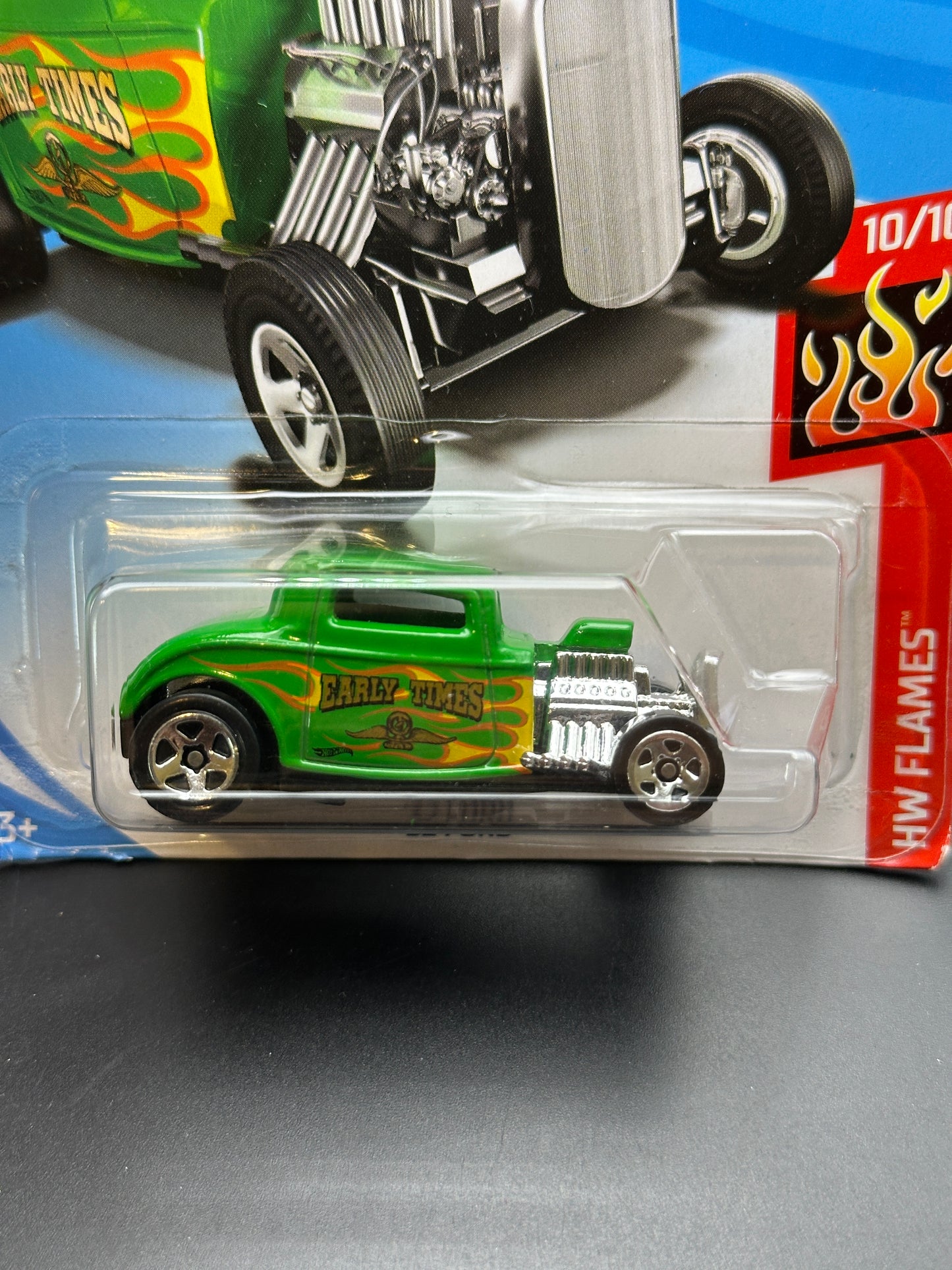 HOT WHEELS - 32 FORD (2018) - HW FLAMES 10/10