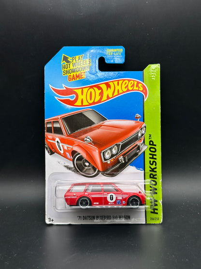 HOT WHEELS - 71 DATSUN BLUEBIRD 510 WAGON (2014) - HW WORKSHOP