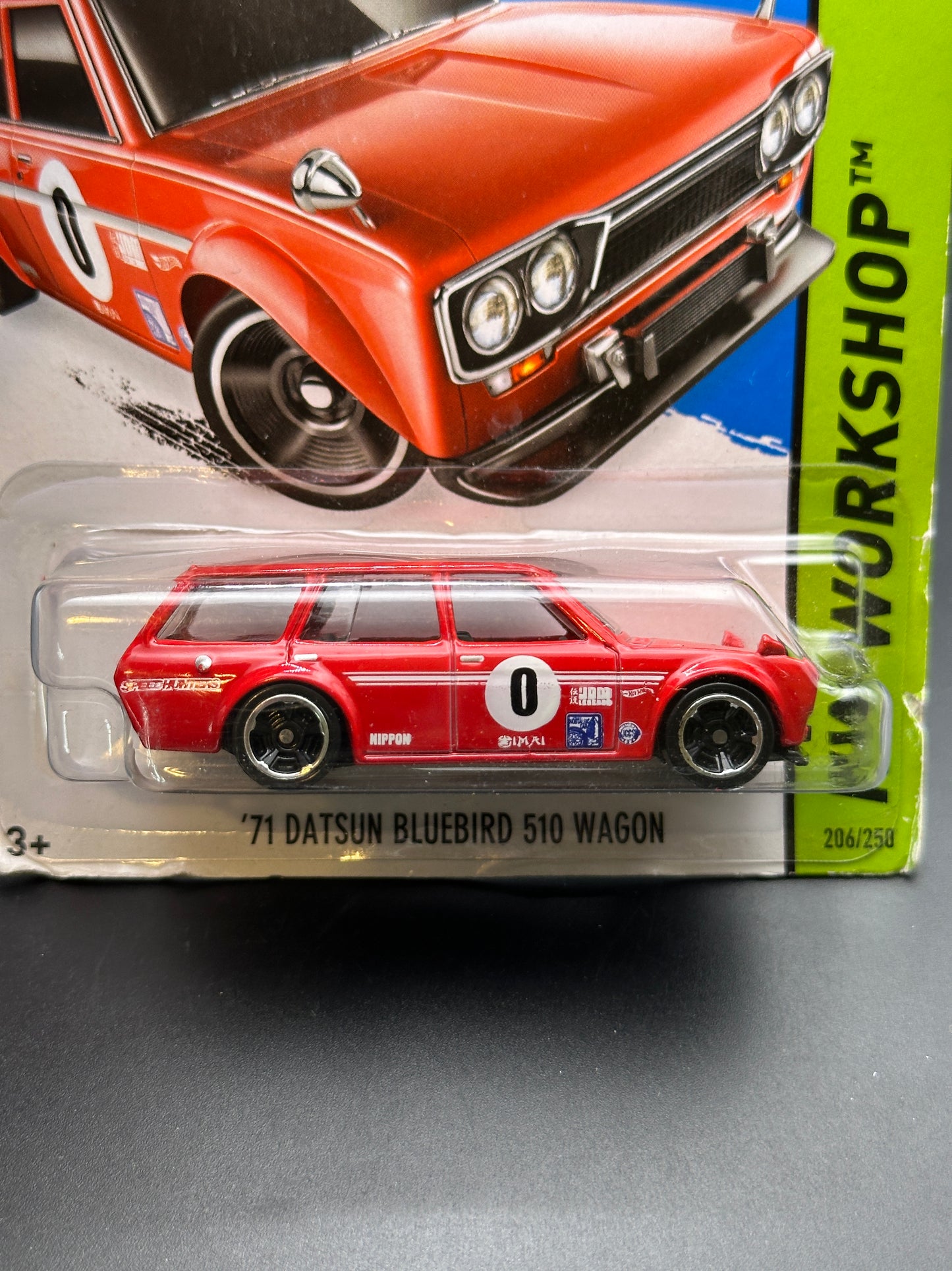HOT WHEELS - 71 DATSUN BLUEBIRD 510 WAGON (2014) - HW WORKSHOP