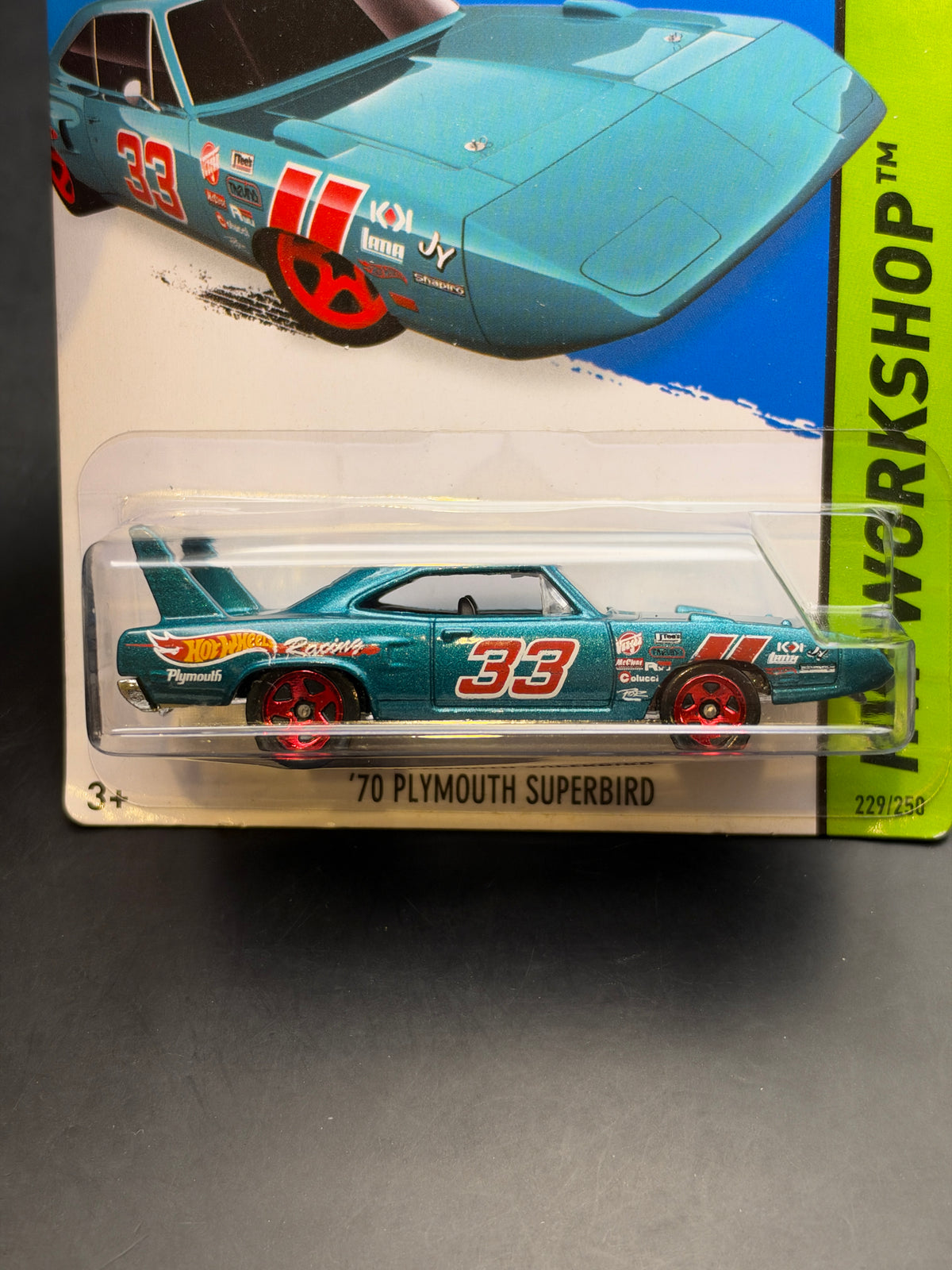 HOT WHEELS - 70 PLYMOUTH SUPERBIRD (2015) - HW WORKSHOP