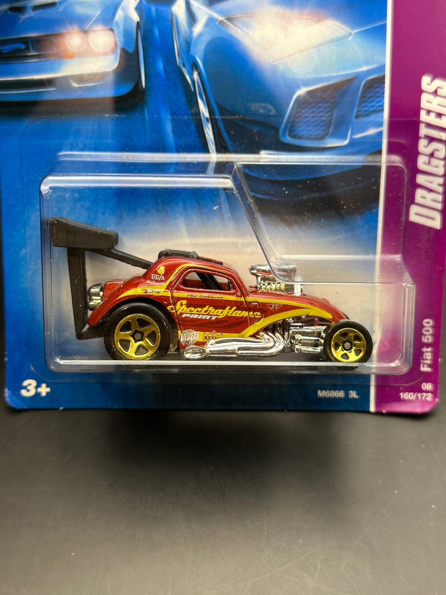 HOT WHEELS - FIAT 500C (2008) - HW DRAGSTERS 4/4