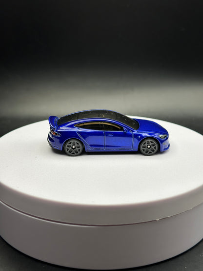 HOT WHEELS - TESLA MODEL S PLAID (2024) - HW QUARTER MILE HEROES 5/5 - LOOSE
