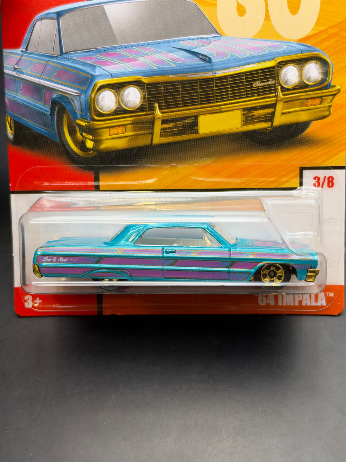 HOT WHEELS - 64 IMPALA (2019) - HW THROWBACK SERIES 2 3/8