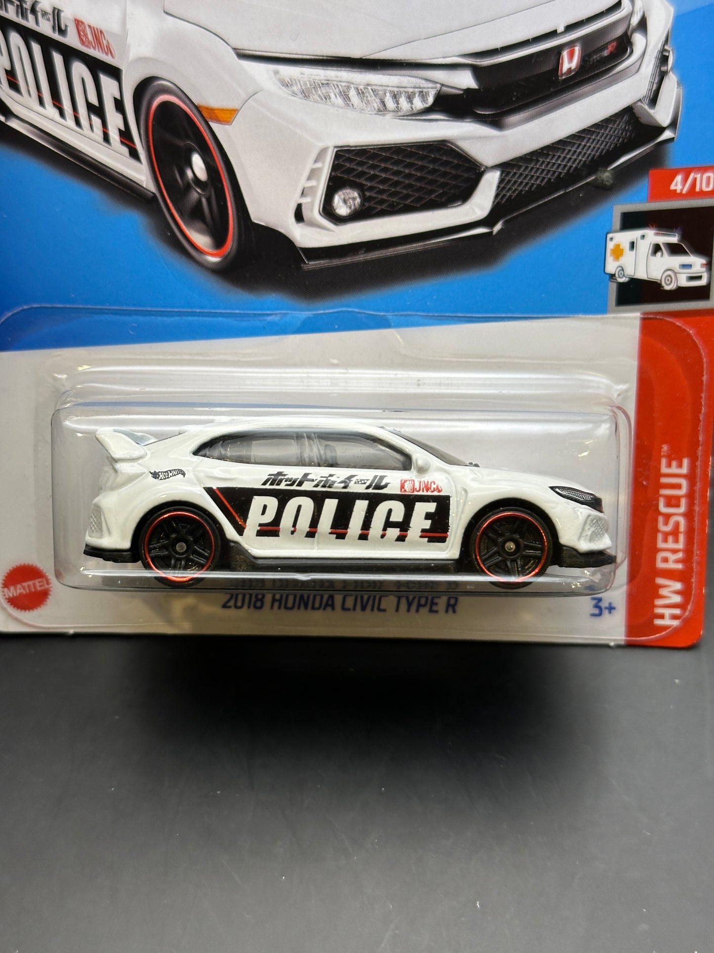 HOT WHEELS - 2018 HONDA CIVIC TYPE R (2023) - HW RESCUE 4/10