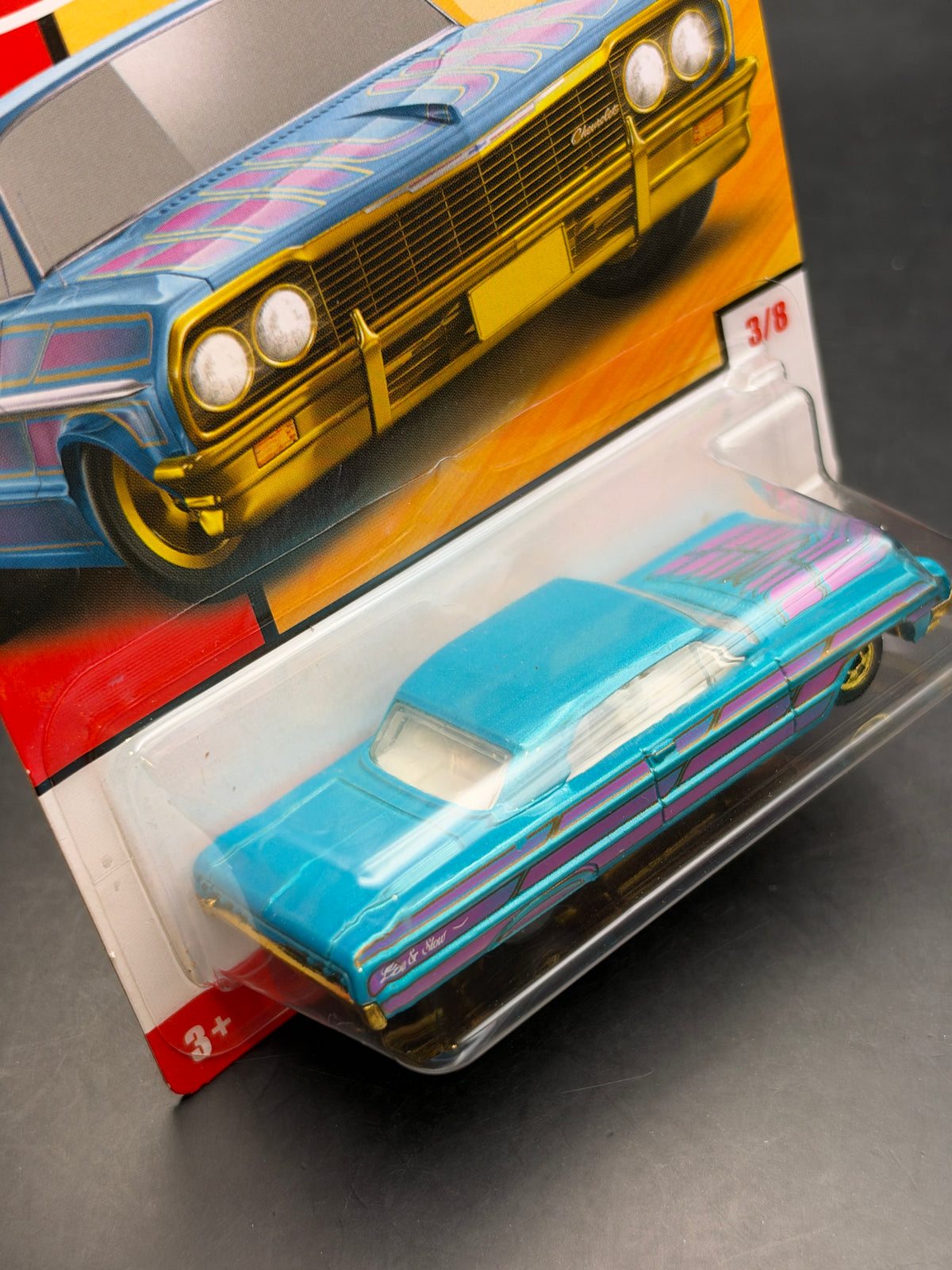 HOT WHEELS - 64 IMPALA (2019) - HW THROWBACK SERIES 2 3/8