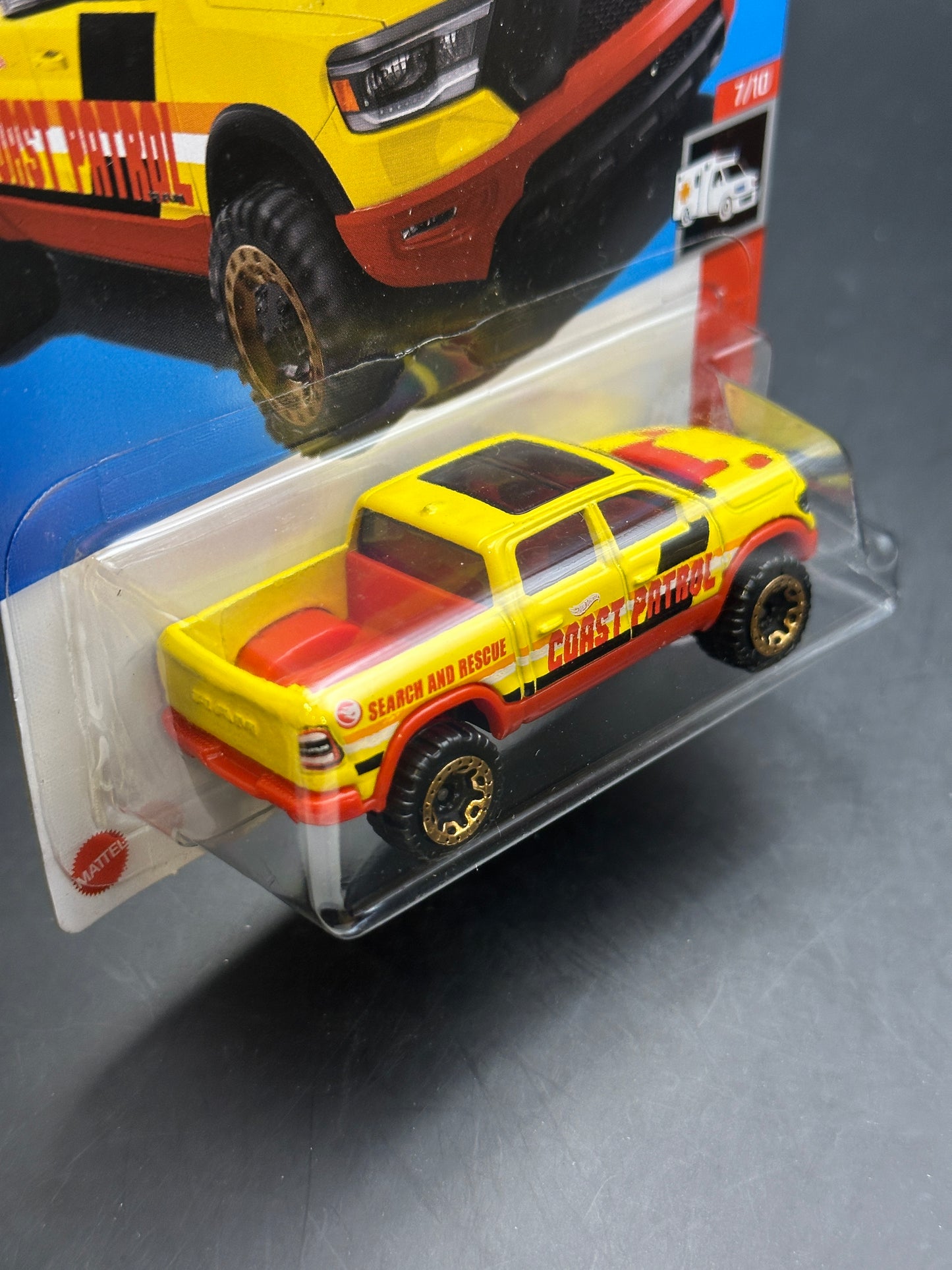 HOT WHEELS - 2020 RAM 1500 REBEL - TREASURE HUNT (2023) - HW RESCUE 7/10