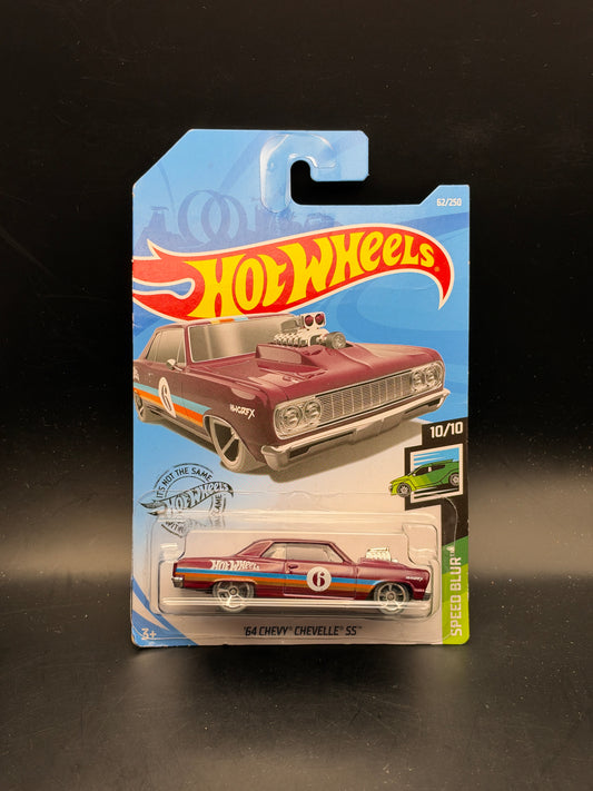 HOT WHEELS - 64 CHEVELLE SS (2019) - HW SPEED BLUR 10/10