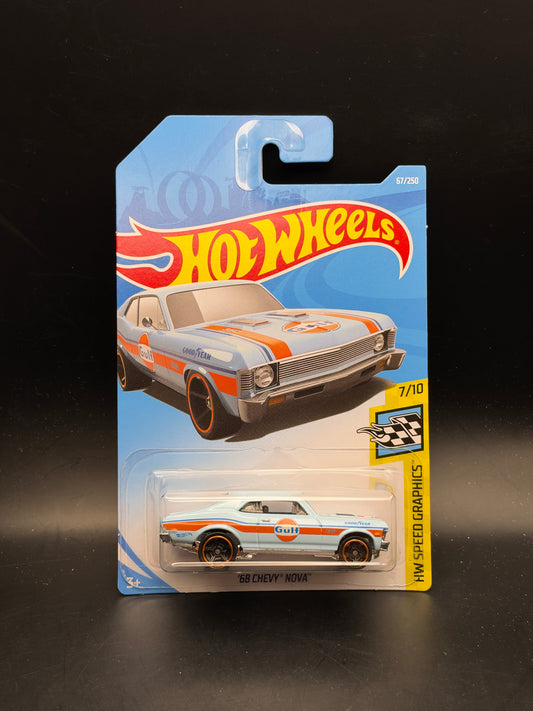 HOT WHEELS - 68 CHEVY NOVA (2019) - HW SPEED GRAPHICS 7/10
