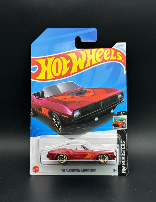 HOT WHEELS - 70 PLYMOUTH BARRACUDA (2024) - HW ROADSTERS 3/5