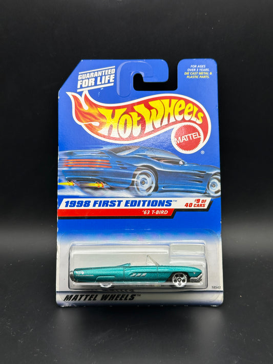 HOT WHEELS - 63 T-BIRD (1998) - HW 1998 FIRST EDITIONS 9/40