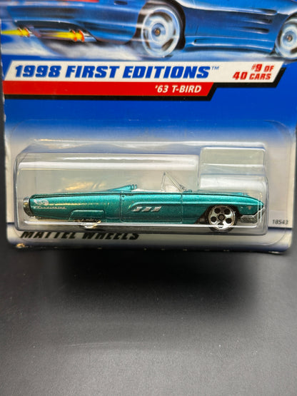 HOT WHEELS - 63 T-BIRD (1998) - HW 1998 FIRST EDITIONS 9/40