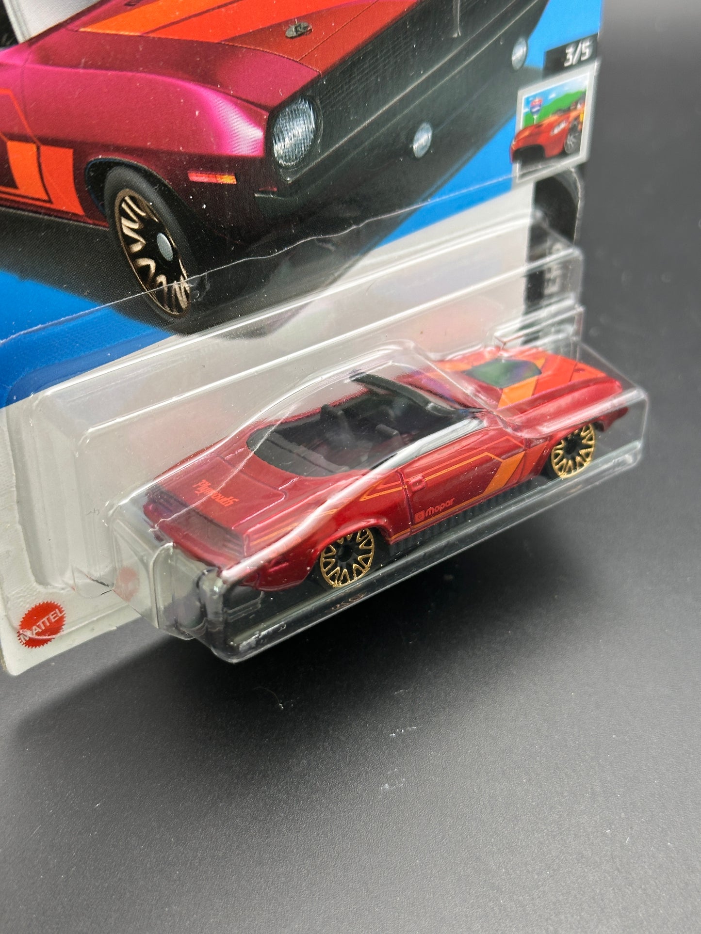 HOT WHEELS - 70 PLYMOUTH BARRACUDA (2024) - HW ROADSTERS 3/5