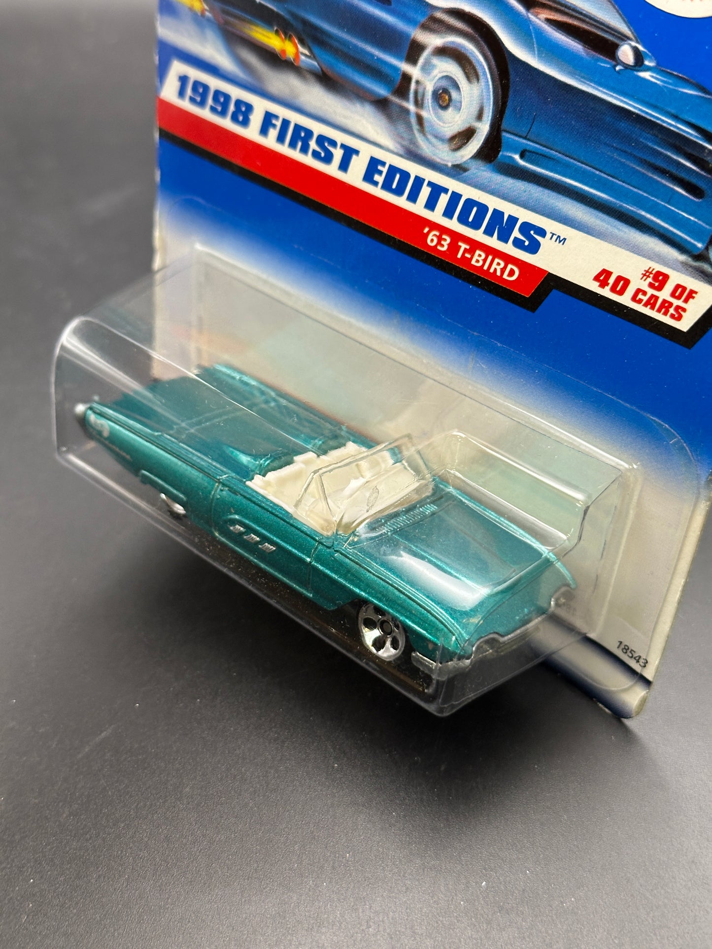 HOT WHEELS - 63 T-BIRD (1998) - HW 1998 FIRST EDITIONS 9/40